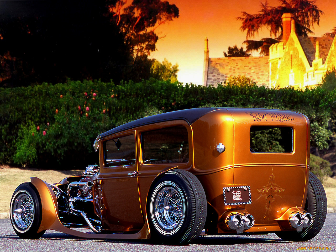 , custom, classic, car